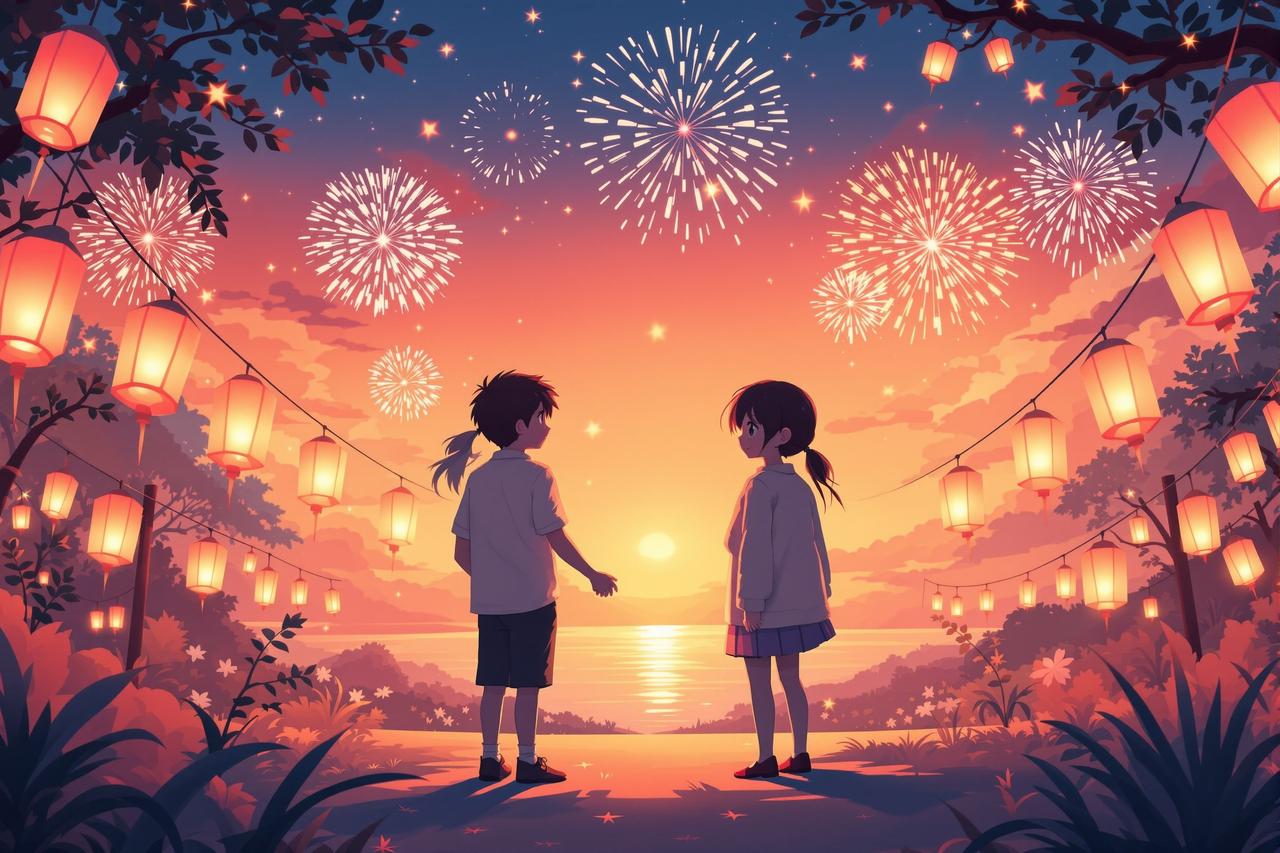ai漫剧平台 - 《邻家青梅》第5集：夏日祭的约定
