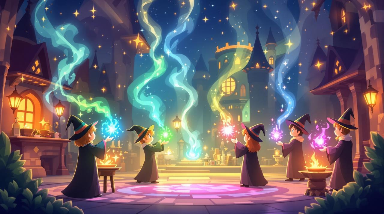 ai漫剧平台作品 - 《魔法学院日常》
