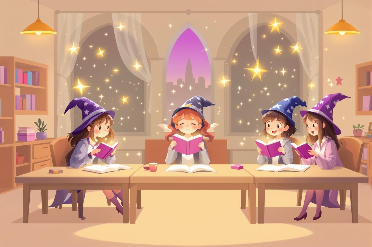 ai漫剧平台 - 《魔法学院日常》第10集：考试大作战